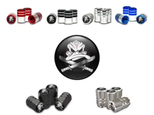 Capuchons Valve Moto Alliage Style